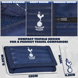 Tottenham Hotspur F.C. Sports Fan Trifold Wallet Accessories Set with Card Slots & Coin Pocket Supporters' Gear Football Gifts for Boys