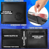 Chelsea F.C. Sports Fan Wallet Accessories Set with Card Slots & Coin Pocket