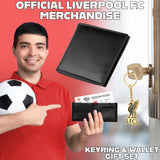 Liverpool F.C. Sports Fan Wallet Accessories Set with Card Slots & Coin Pocket