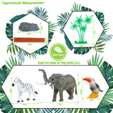KreativeKraft Advent Calendar 2025 for Kids Toys Christmas Countdown Calendar Collectable Zoo Animals or Dinosaur Toys Figurines (Zoo Animals)