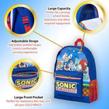 Sonic the Hedgehog Backpack Large Capacity School Bag for Children Teens Backpack Sonic £15.49