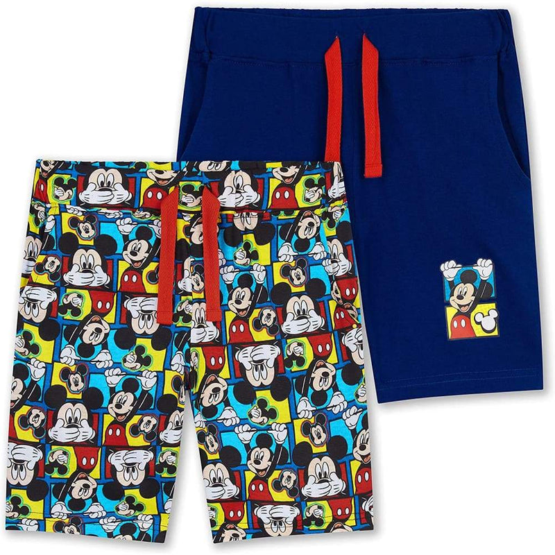 Disney Mickey Mouse Boys Shorts Set of 2 Cotton Shorts for Kids & Toddlers Shorts Disney £9.49