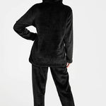 CityComfort Womens Pyjamas, Warm Fleece Hooded Pyjamas for Women Sets
