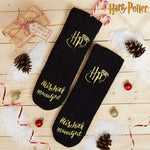 Harry Potter Slipper Socks Women Knitted Fluffy Socks Harry Potter Gifts Socks and Slippers Harry Potter £12.29
