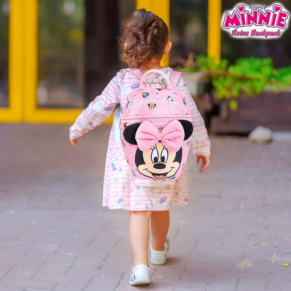 Disney Minnie Mouse Toddler Backpack with Reins Child Safety Harness Backpack Minnie £10.99