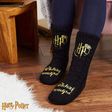Harry Potter Slipper Socks Women Knitted Fluffy Socks Harry Potter Gifts Socks and Slippers Harry Potter £12.29