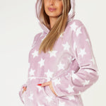 CityComfort Womens Pyjamas, Warm Fleece Hooded Pyjamas for Women Sets