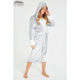 Citycomfort Fluffy Dressing Gown Super Soft Fleece with Hood for Women Dressing Gown Citycomfort £20.99