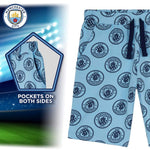 Manchester City F.c. Boys Shorts 2-pack Pe Shorts Football Gifts Kids Clothes Shorts Manchester City F.c. £10.49