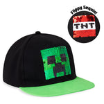 Minecraft Baseball Caps for Boys, Kids Trucker Hat with Creeper and TNT, One Size - Get Trend