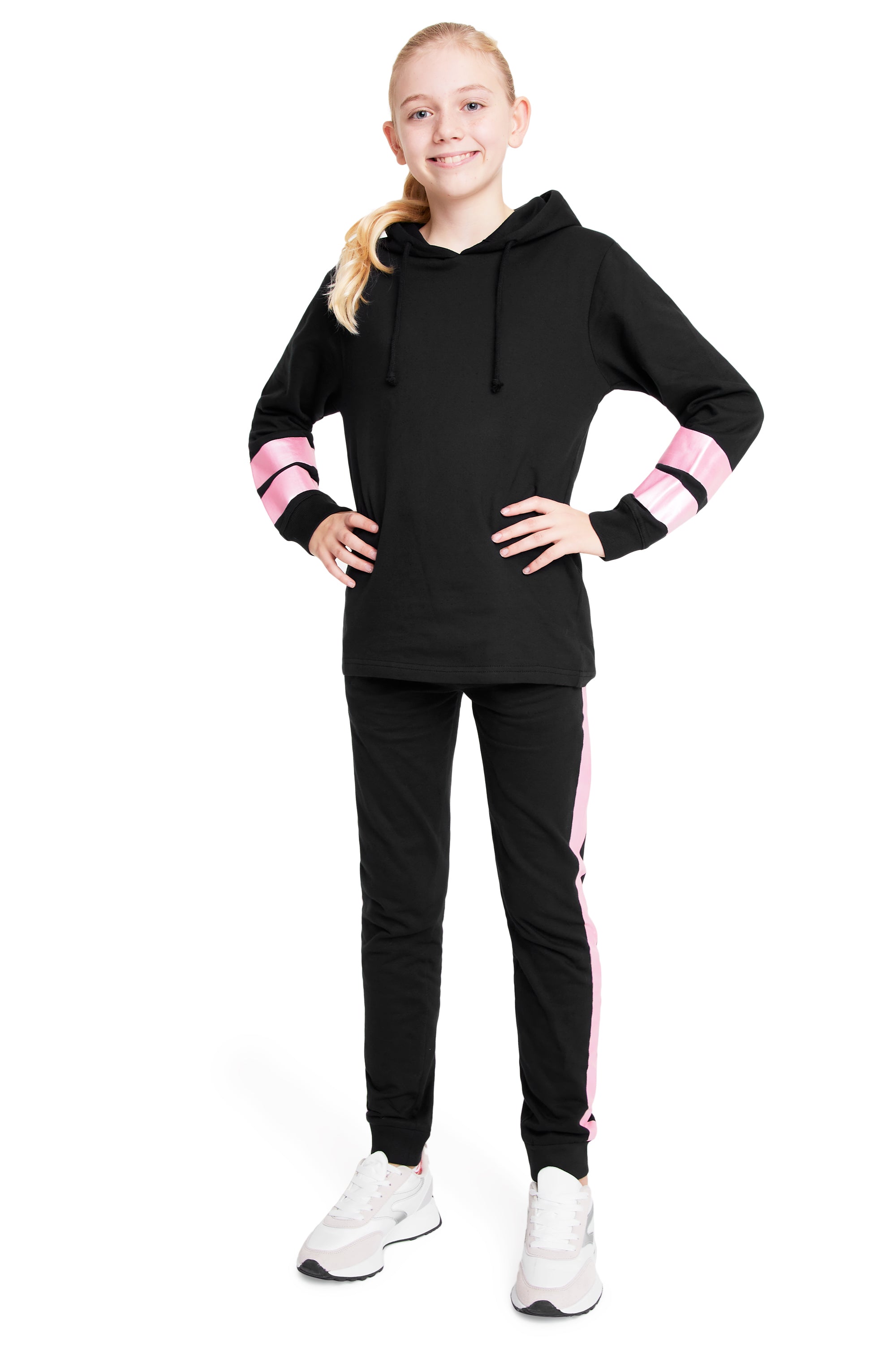 CityComfort Girls Tracksuit Set - RoseGold- Tracksuit for Girls - Get Trend