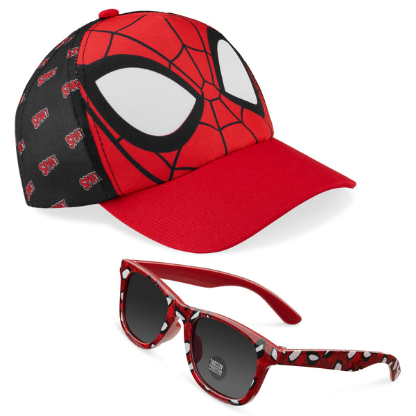 Marvel Baseball Cap and Kids Sunglasses for Boys - Spiderman - Get Trend