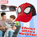 Marvel Baseball Cap and Kids Sunglasses for Boys - Spiderman - Get Trend