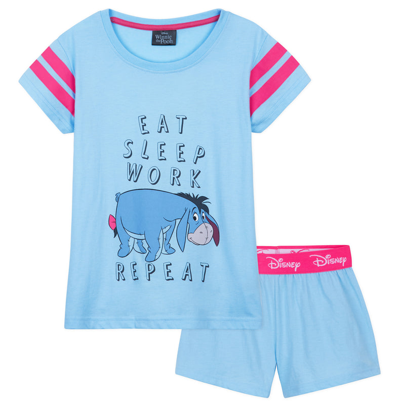 Disney Eeyore Pyjamas for Kids and Teens 2 Piece Nightwear