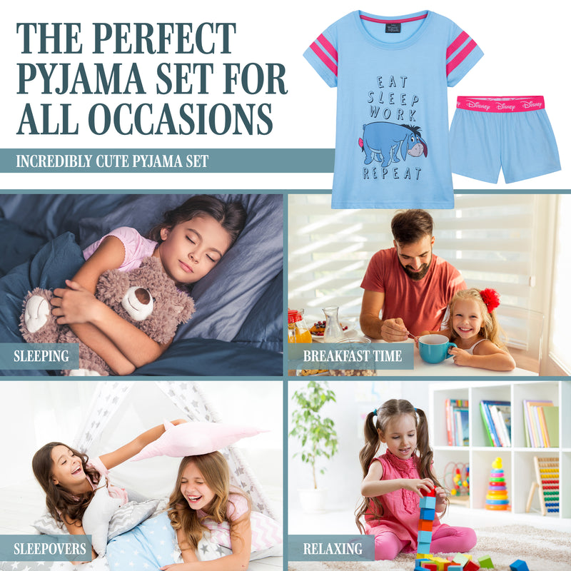 Disney Eeyore Pyjamas for Kids and Teens 2 Piece Nightwear