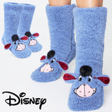 Disney Slipper Socks for Women Winter Fluffy Socks Warm - Eeyore - Get Trend