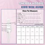 Disney Stitch Sherpa Hoodie for Girls, Zip Up Fleece Fluffy Hoodie for Kids Teens - Get Trend
