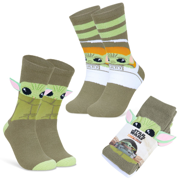 Mandalorian Precious Cargo Fluffy Socks for Ladies-2 Pack - Get Trend