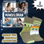 Mandalorian Precious Cargo Fluffy Socks for Ladies-2 Pack - Get Trend