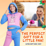 Disney Stitch Hoodie for Girls, Cropped Sweatshirt Kids Tracksuit, Stitch Gifts - Get Trend