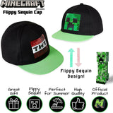 Minecraft Baseball Caps for Boys, Kids Trucker Hat with Creeper and TNT, One Size - Get Trend
