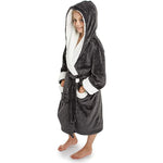 Citycomfort Fleece Dressing Gown Kids Towelling Robe Bathrobe Plush Super Soft Dressing Gown Citycomfort £10.95