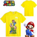 Super Mario T Shirt Fun Graphic 100% Cotton Short Sleeve Boys Girls Teenagers T-shirt Super Mario £9.99