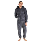 Citycomfort Fluffy Fleece Onesie with Hoodie and Pockets for Men Onesie Citycomfort £24.49