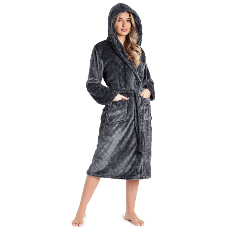 Citycomfort Ladies Dressing Gown Shaggy Soft Fleece for Women Dressing Gown Citycomfort £24.49