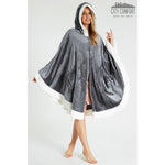 Citycomfort Blanket Hoodie for Women Snuggle Sherpa Oversized Hoodie Blanket Poncho Citycomfort £19.49