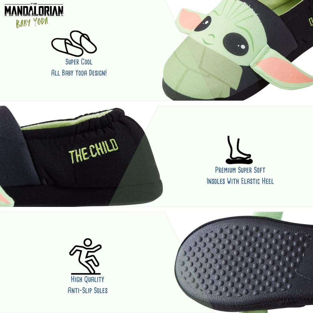 Disney the Mandalorian Baby Yoda Boys Slippers for Boys Slippers Star Wars £14.49