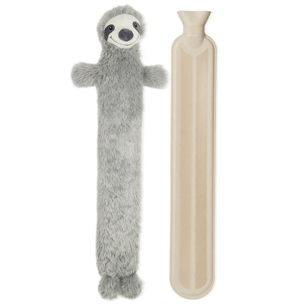 Citycomfort Extra Long Sloth Hot Water Bottle with Cover Hot Water Bottles Citycomfort £17.49