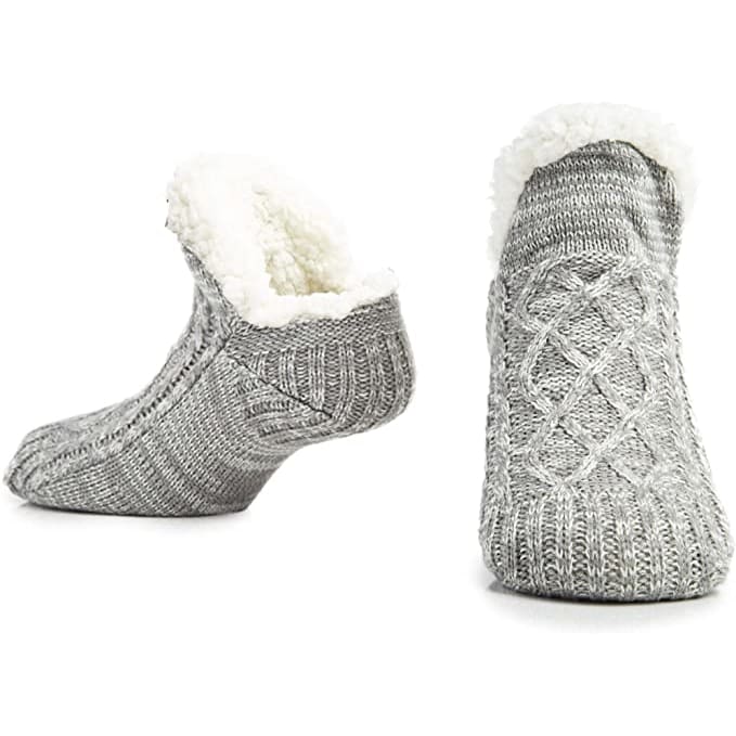 CityComfort Multi Star Fluffy Socks – Women’s Warm Slipper Socks – 5-Pack – Mid Calf