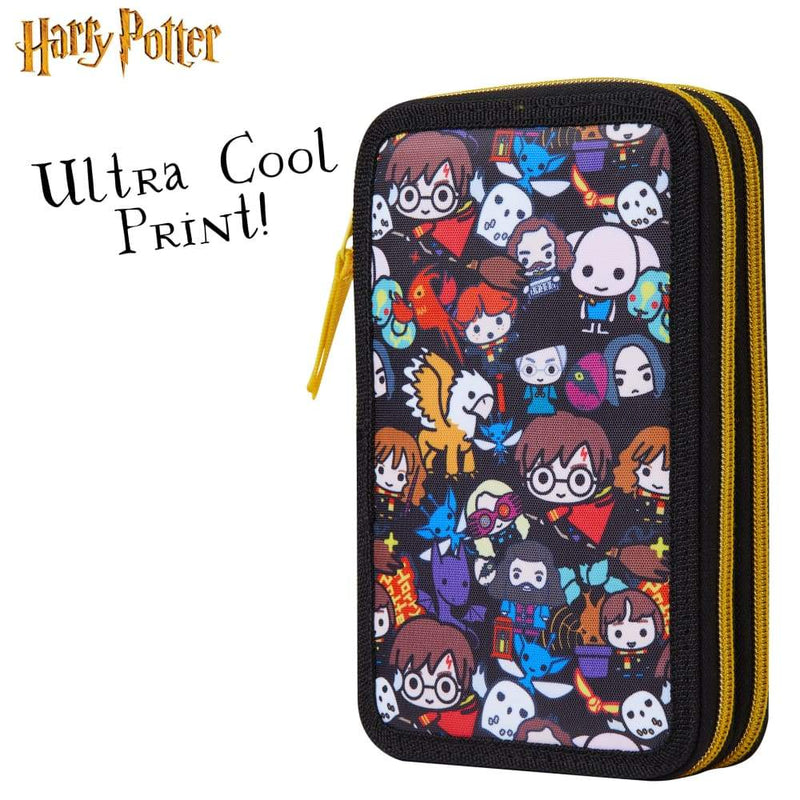 Harry Potter Large Filled Pencil Case with Harry Potter Stationary Supplies Pencil Case Harry Potter £12.49