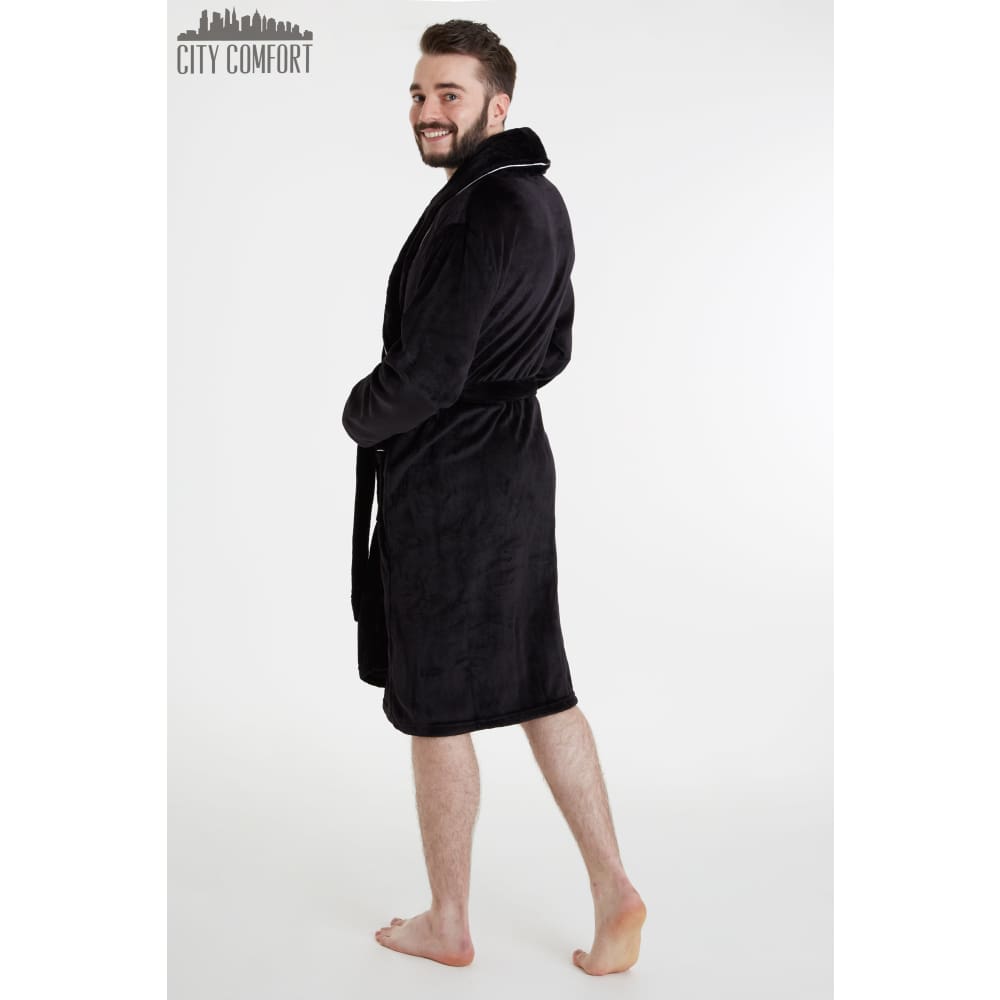 Citycomfort Luxury Super Soft Men Dressing Gown Mens Bathrobe Dressing Gown Citycomfort £22.49