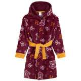 Harry Potter Kids Dressing Gown Gryffindor Soft Fleece Robe for Boys or Girls Dressing Gown Harry Potter £20.49