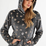 CityComfort Womens Pyjamas, Warm Fleece Hooded Pyjamas for Women Sets