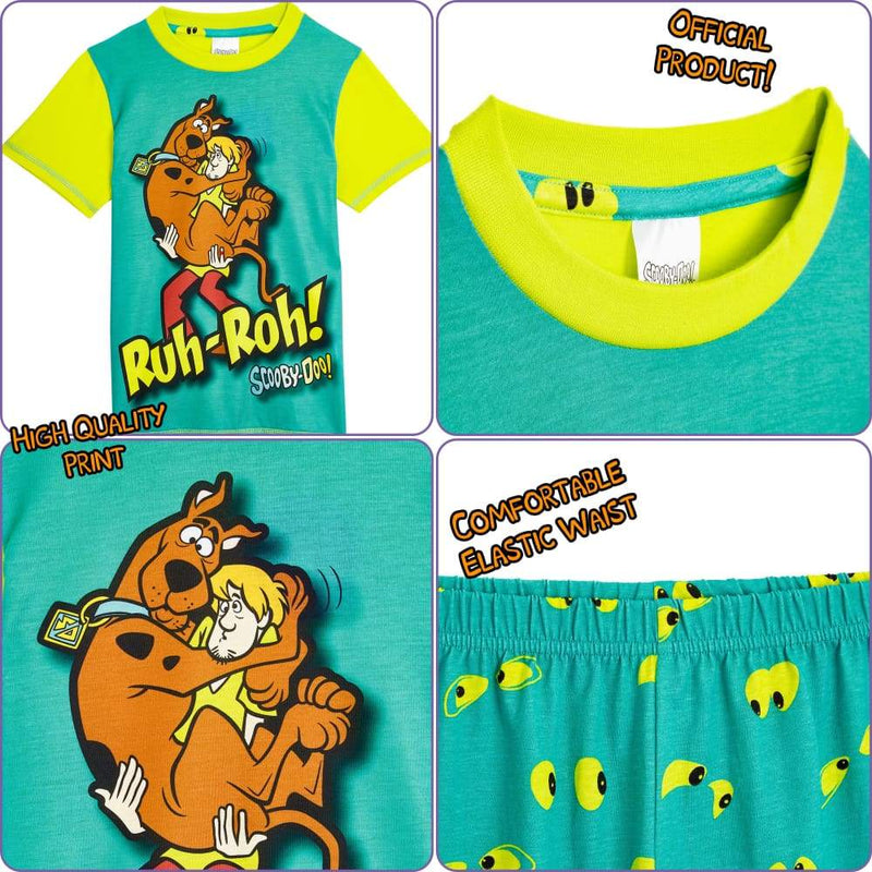 Scooby Doo 2 Piece Short Pyjama Set for Boys Girls Teenagers Pyjamas Scooby Doo £12.49