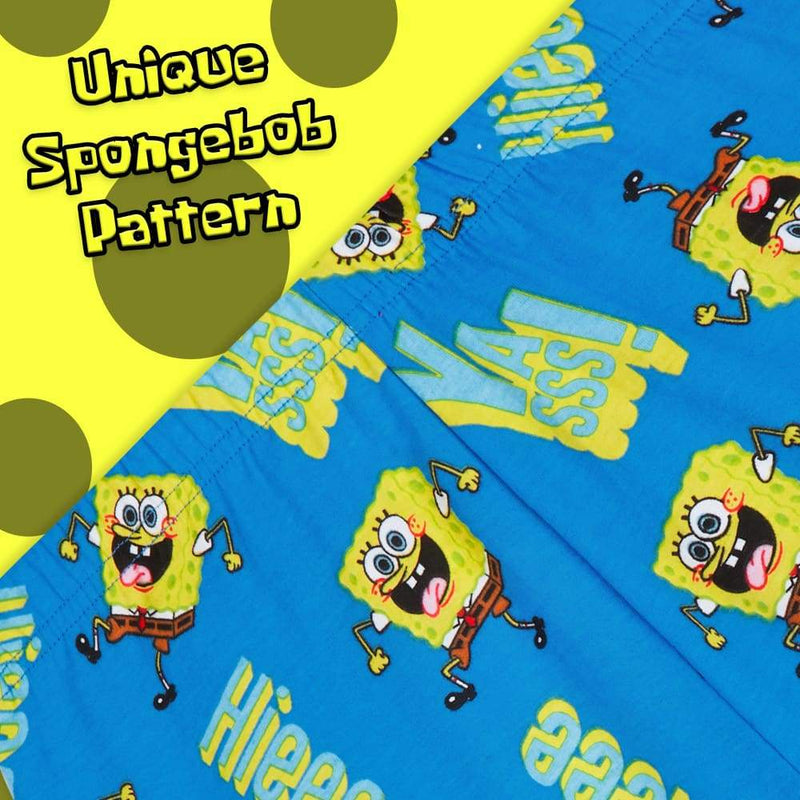 Spongebob Squarepants Boys Pyjamas Fun Cotton Pjs for Kids & Teens Pyjamas Sponge Bob £9.49