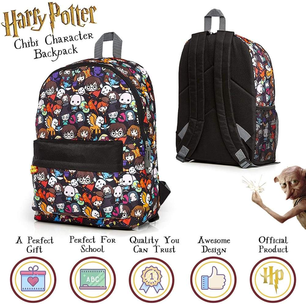 Harry Potter Large Backpacks Character Print School Bag for Boys Girls Teenagers Backpack Harry Potter £13.75 Save 20%