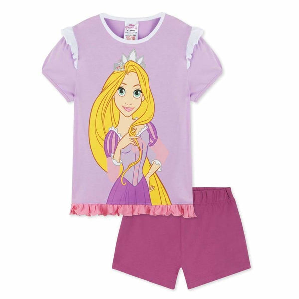 Disney Princess Girls Short Pyjamas Rapunzel Pjs Sets Pyjama Disney £9.49