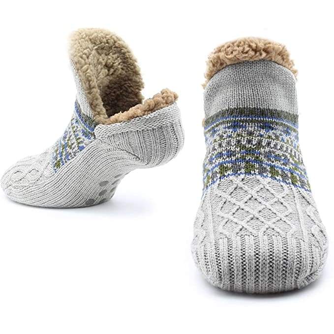 Citycomfort Socks Size 5-8 Fluffy and Warm non Slip Knitted Slipper for Man Socks Citycomfort £9.95