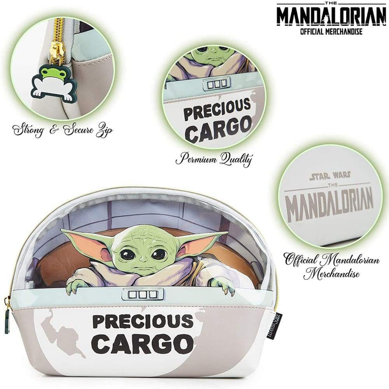 Star Wars Baby Yoda Large Capacity Toiletry Bag for Men Women Teens and Kids Toiletry Bag Star Wars £9.49