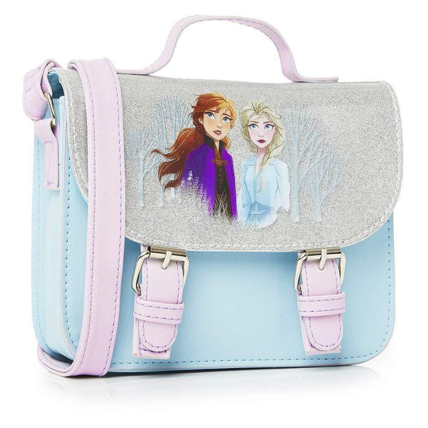 Disney Frozen Handbag Glitter Satchel Bag with Anna and Elsa for Girls Shoulder Bag Frozen £16.49