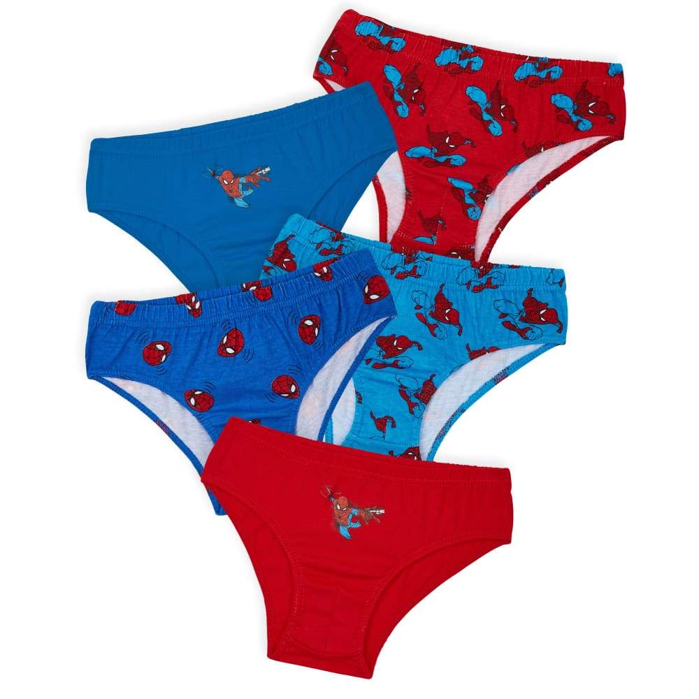 Marvel Spiderman Boys Pants 5 Pack Cotton Briefs Underwear for Boys and Toddlers Underwear Spiderman £9.99