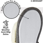 Dunlop Women's Slippers, Fluffy Slipper Boots with Memory Foam Insoles - Get Trend