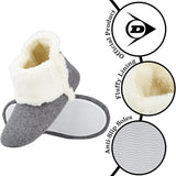 Dunlop Women's Slippers, Fluffy Slipper Boots with Memory Foam Insoles - Get Trend