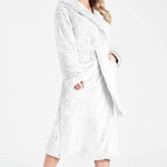 CityComfort Dressing Gown Women with Hood - Luxurious Fluffy Ladies Dressing Gown in Super Soft Fleece - Get Trend