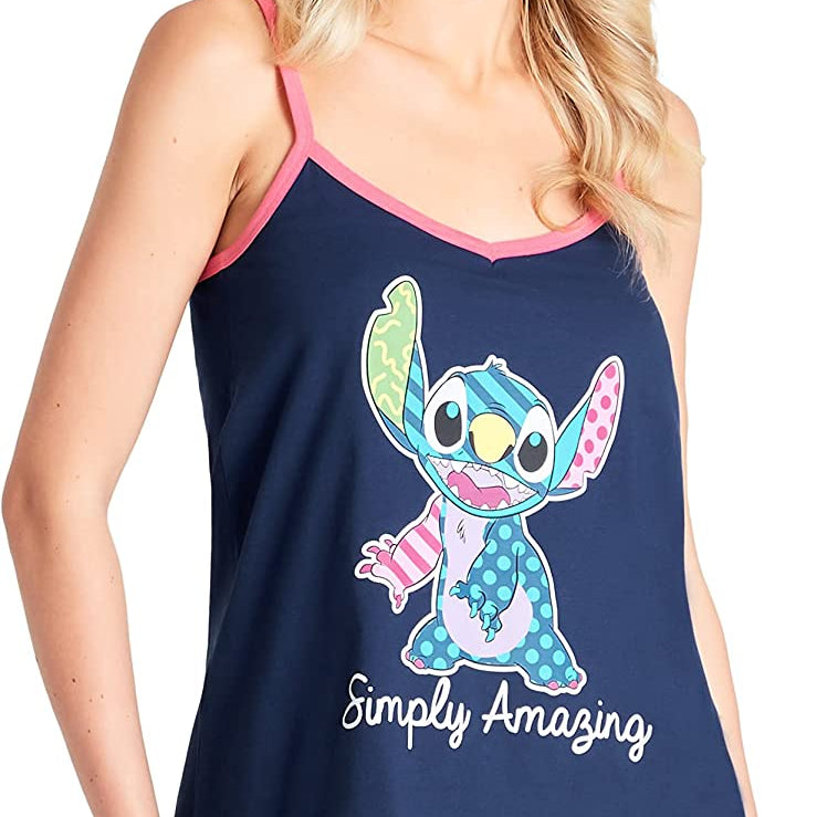 Disney Ladies Pyjamas Short PJs for Women Sets Stitch Disney Gifts - Get Trend