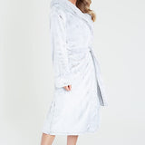 CityComfort Dressing Gown Women with Hood - Luxurious Fluffy Ladies Dressing Gown in Super Soft Fleece - Get Trend